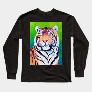 Shining Bright - Tiger Art Long Sleeve T-Shirt